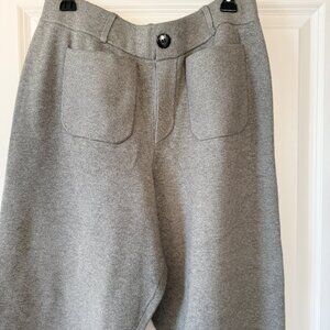 Maeve - The Colette Sweater Knit Crop Wide-Leg Pants